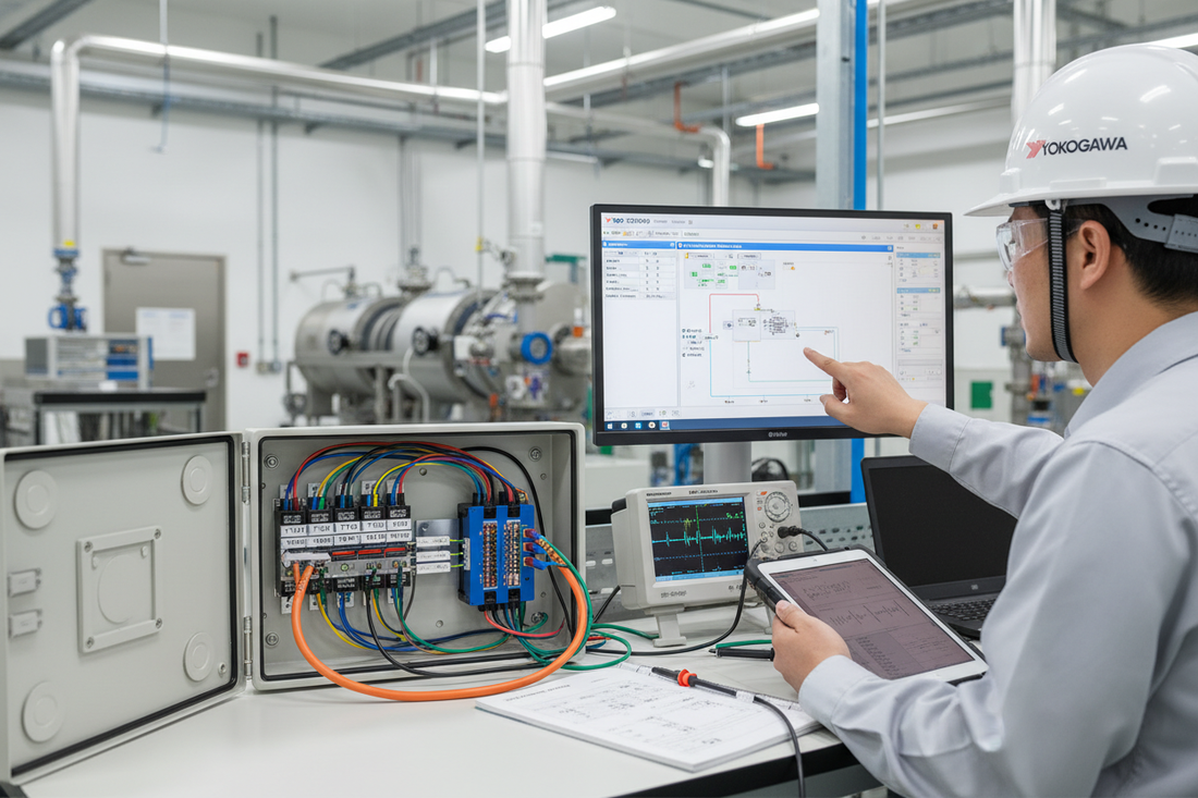 Commissioning a Yokogawa CENTUM VP Foundation Fieldbus H1 Segment