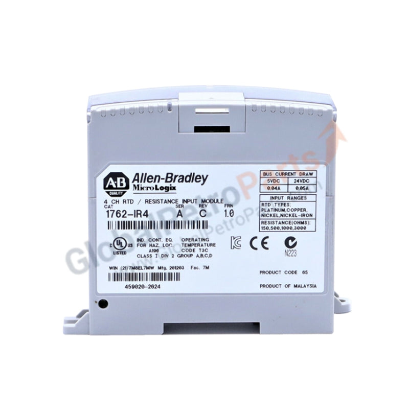 1762-IR4 | Allen-Bradley | MicroLogix RTD / Resistance Input Module | 4-Channel