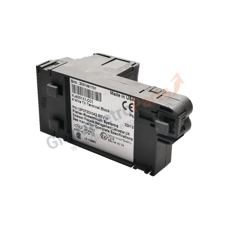 KJ4001X1CC1 | Emerson DeltaV | 4-Wire Field Wiring Terminal