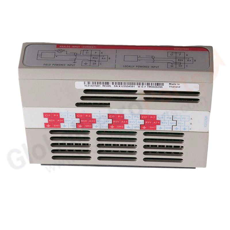 Westinghouse Ovation 1C31227G01 8 Channel Analog Input, 14 Bit, Personality Module