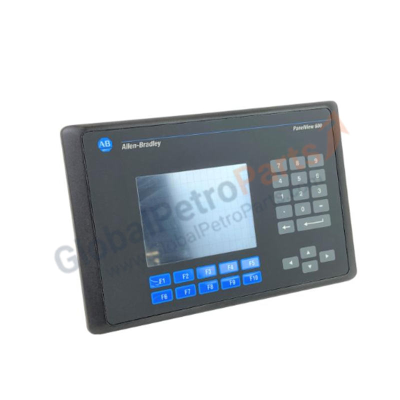 Allen Bradley 2711-B6C8L1 PanelView 600 Color Keypad and Touchscreen Terminal