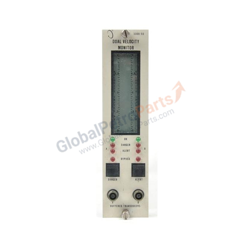 3300 Series | Bently Nevada 3300/55-03-01-15-15-00-00-01-00 Dual Velocity Monitor
