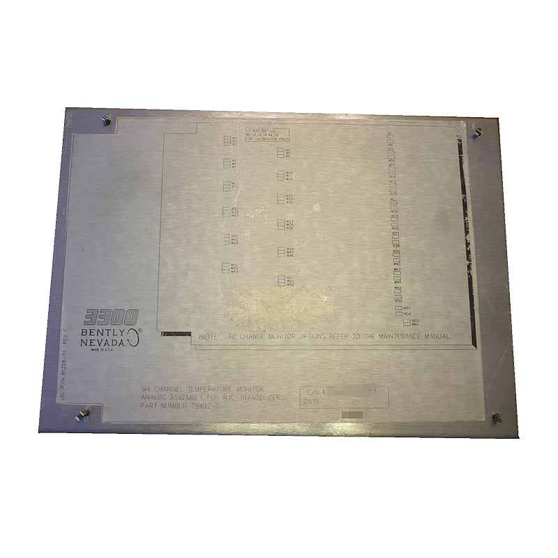 81228-01 | Bently Nevada 3300 Series Monitor Module