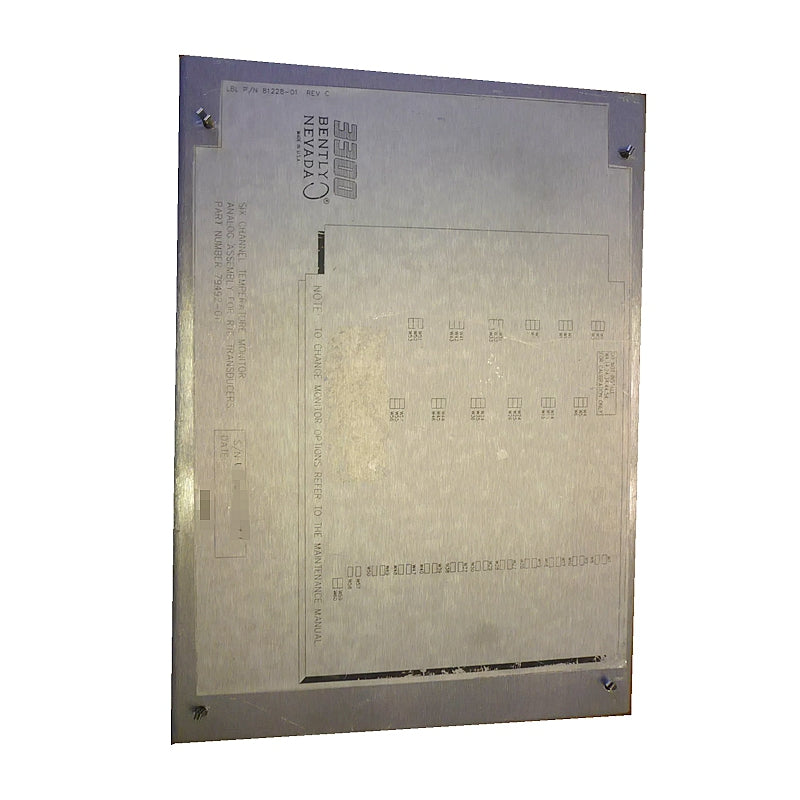 81228-01 | Bently Nevada 3300 Series Monitor Module