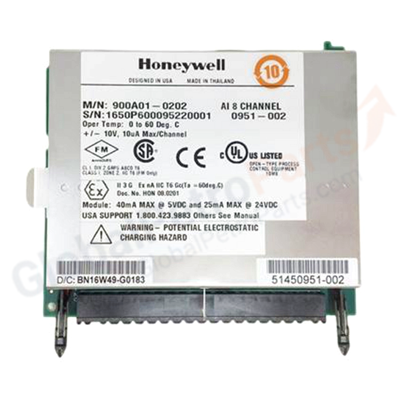 Honeywell 900A01-0102 Analog Input Module 8 Point