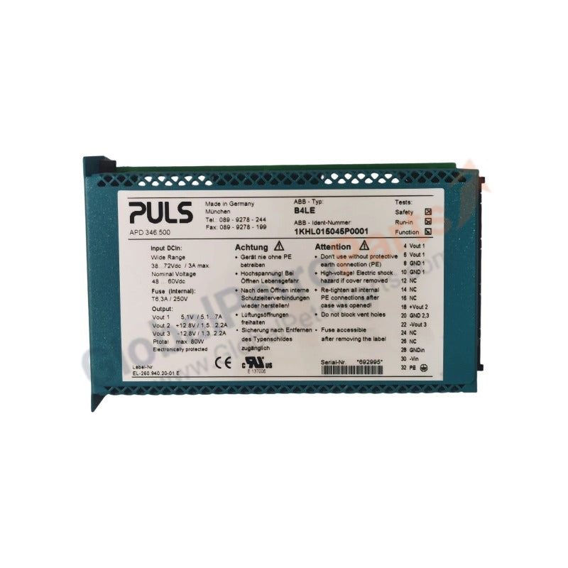 Fiber Optic Channel Modules ABB Protection and Control B4LE 1KHL015045P0001