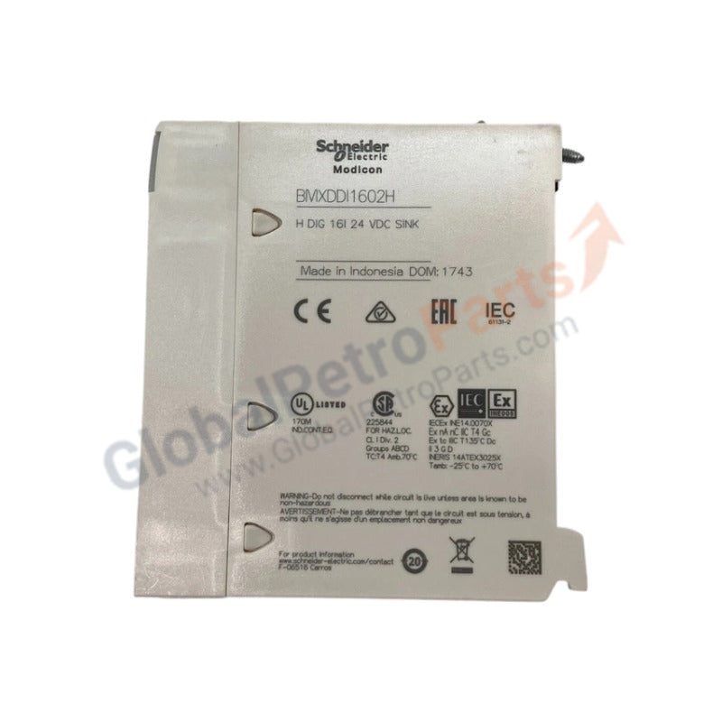 Schneider Modicon Quantum BMXDDI1602H X80 Discrete Input Module