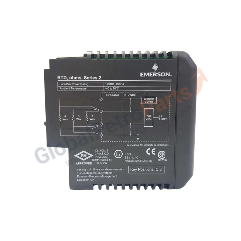 Emerson DeltaV KJ3225X1-BA1 RTD / Resistance Input Card