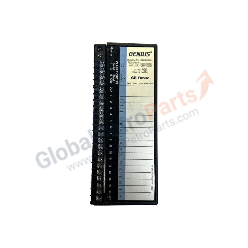 Genius I/O Discrete Block IC660BBD020 GE Fanuc