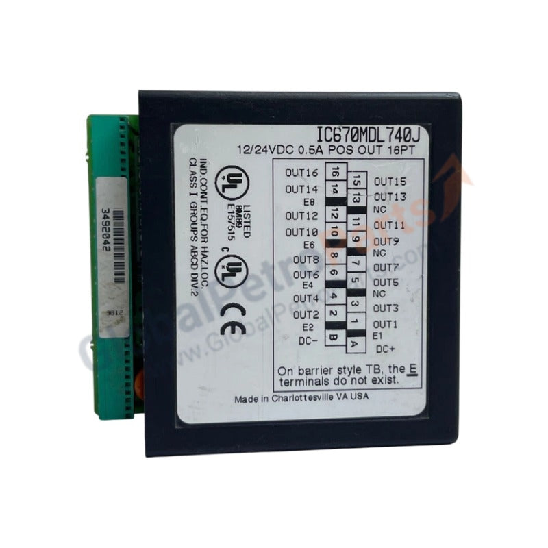Field Control Output Module IC670MDL740J GE Fanuc