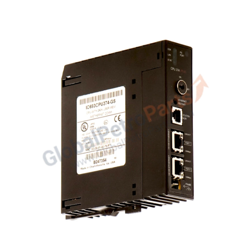 IC693CPU374 | GE Fanuc | Series 90-30 133MHz 586 Single-Slot CPU with Dual Ethernet Ports