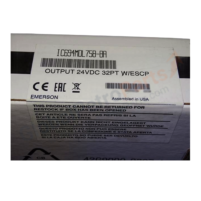 General Electric IC694MDL758 Pacsystems Rx3i Output Module