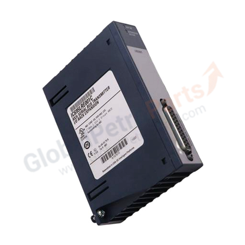 GE Fanuc IC695LRE001 RX3I Serial Bus Transmitter IO Rack Expansion Module