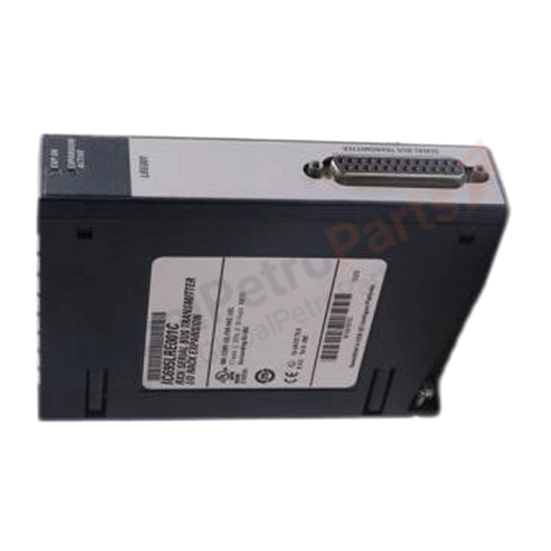 GE Fanuc IC695LRE001 RX3I Serial Bus Transmitter IO Rack Expansion Module