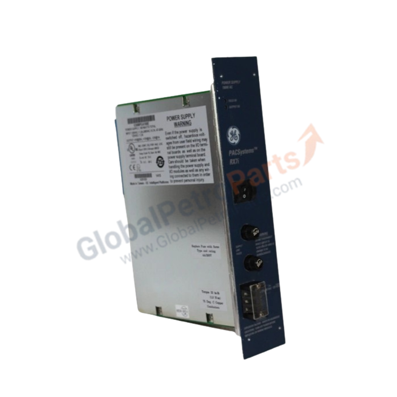 GE Fanuc PACSystems RX7i IC698PSA100 AC/DC Power Supply Module 125W
