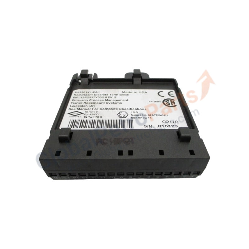 KJ3201X1-EA1 | Emerson DeltaV | Red Discrete Terminal Block