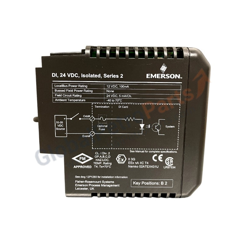 KJ3206X1-BA1 | Emerson DeltaV | DI 8-Channel 24 VDC Isolated