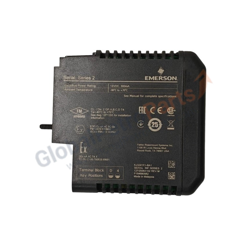 KJ3241X1-BA1 | Emerson DeltaV | Redundant Serial Interface Card