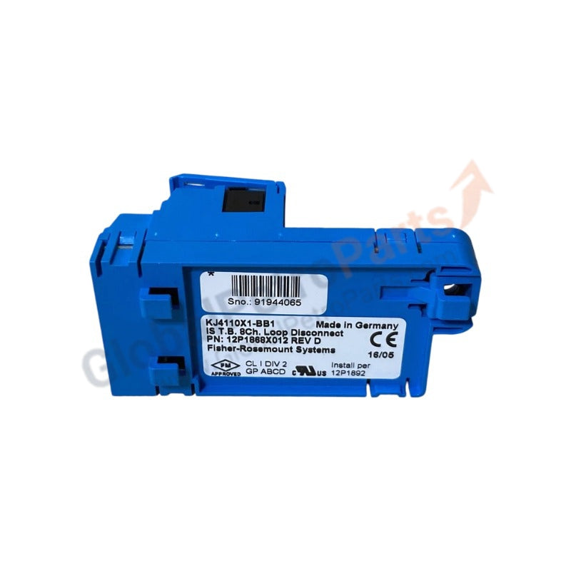 KJ4110X1-BB1 | Emerson DeltaV | IS T.B. 8 Channel Loop Disconnect Module