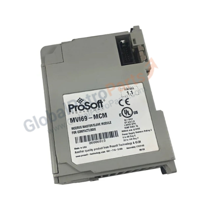MVI69-MCM | ProSoft Modbus Master/Slave Network Interface Module