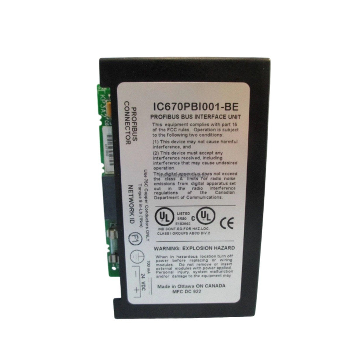 GE FANUC IC670PBI001-BE